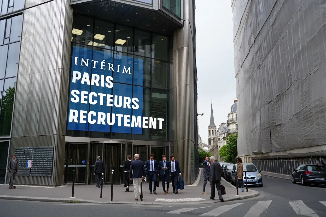 Équipes de travail sur chantier construction intérim