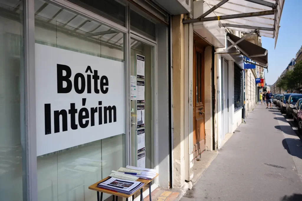 Façade d'une agence d'intérim paris 13e