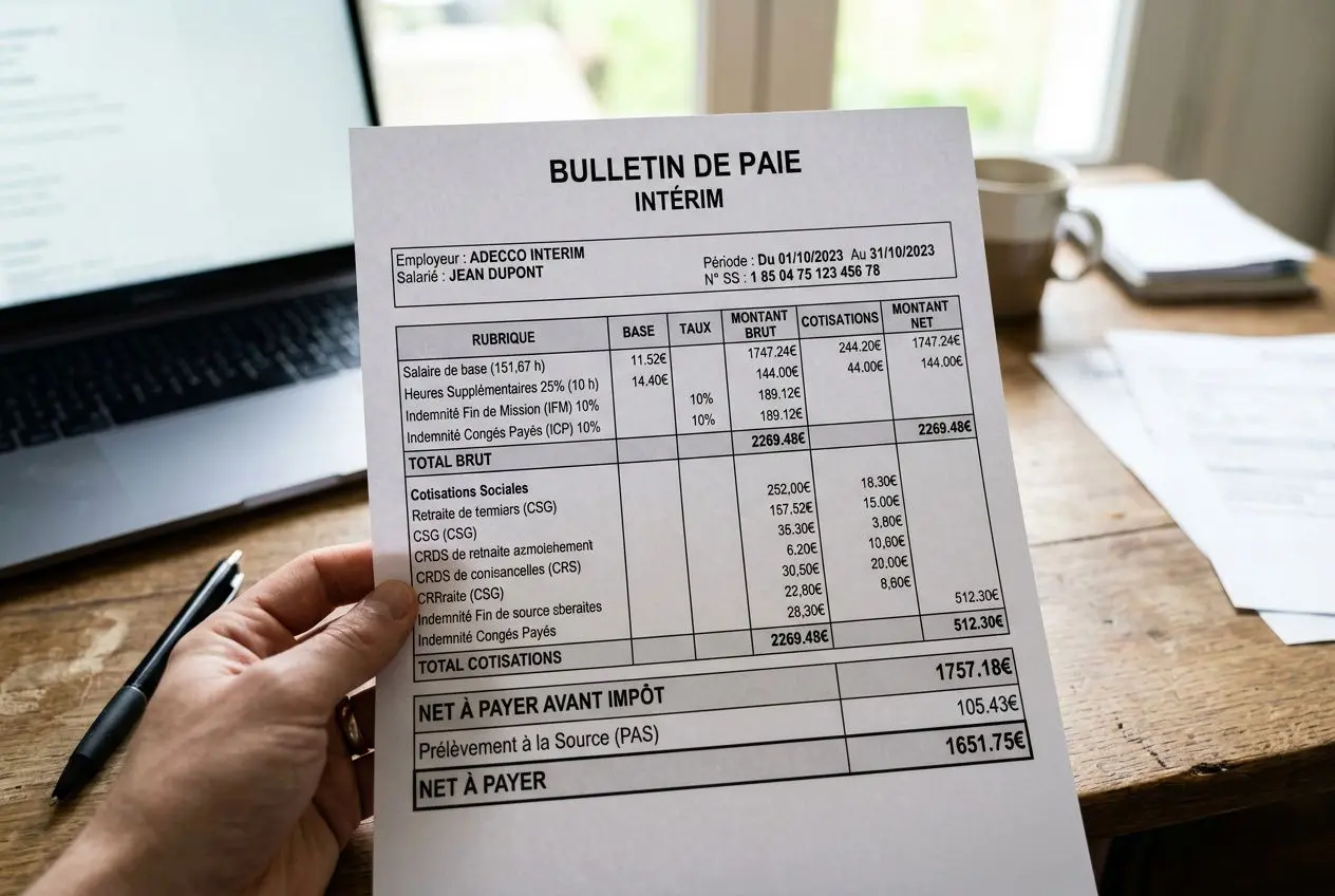 Salaire en intérim en france : comment calculer son brut ?