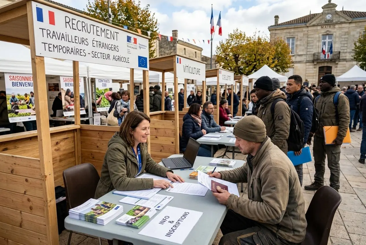 Agence de recrutement de travailleurs étrangers temporaires france