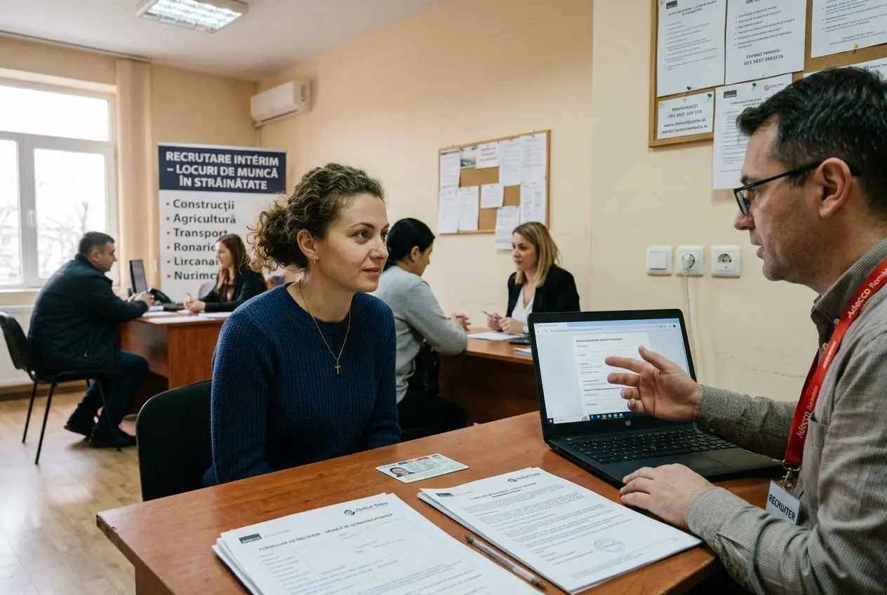 Recrutement rapide intérim roumain : votre agence en France